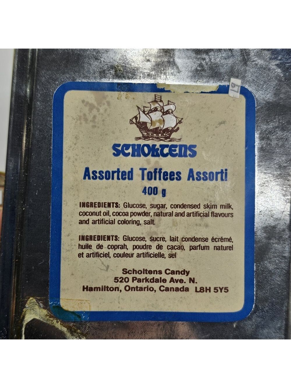 Disney Scholtens Candy Tin Coin Bank Toffee Box (No Candy) Donald Duck Germany - Picture 13 of 14